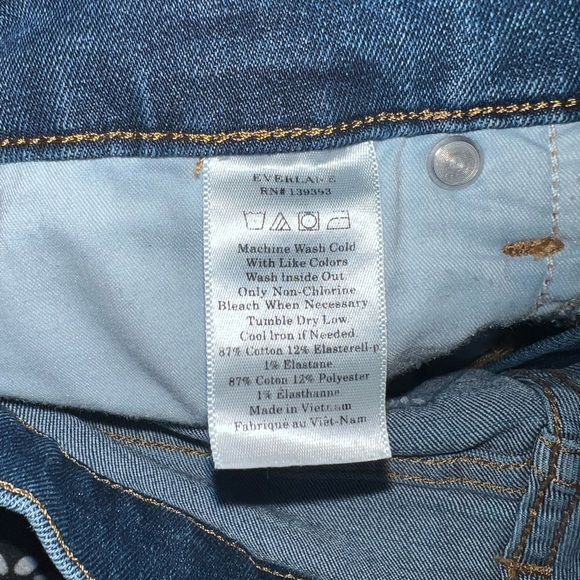 Everlane High Rise Skinny Blue Jeans Size 30 Regular - Picture 9 of 9